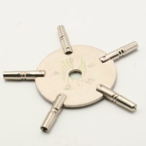 S-1034 toS-1035 Five-Prong Pocket Watch Keys