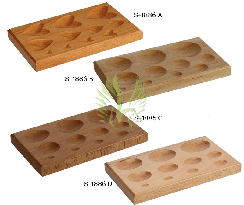 S-1886 11-Cavity Single-Sided Wood Shaping Blocks