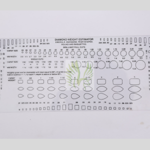 S-2035 Diamond Weight Estimator Gauge