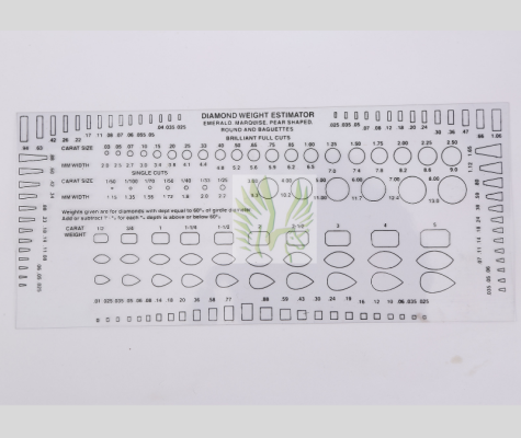 S-2035 Diamond Weight Estimator Gauge