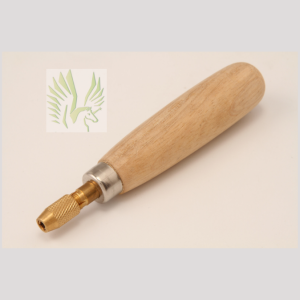 S-1308 Wooden Handle with Brass Chuck