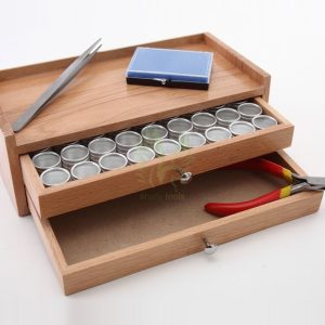 S-1663 Wooden cabinet with 2 drawers