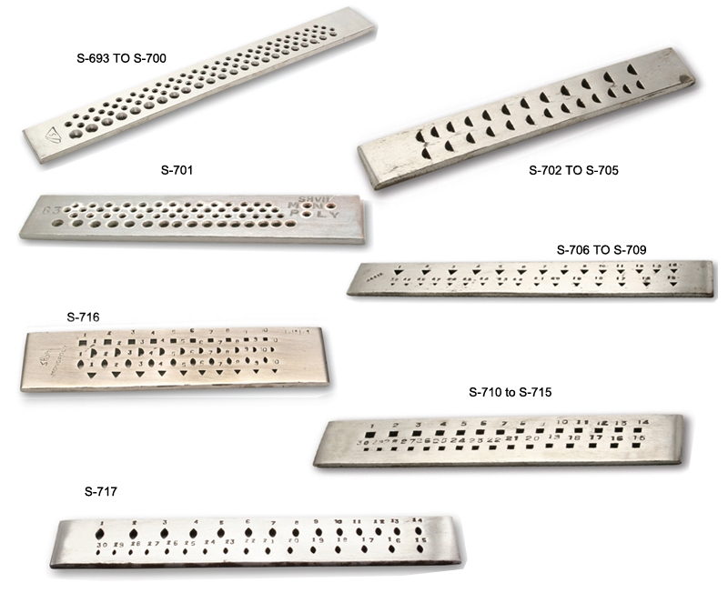 S-693 To 717 Budget Drawplates