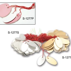S-1277G, S-1277S & S-1277P Deluxe String Tags