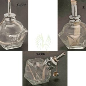 S-685, S-686 & S-688 Glass Alcohol Lamps
