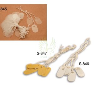 S-845 to S-847 Plastic String Tags
