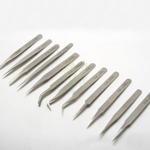 S-1352 Premium Tweezers 12-Piece Set