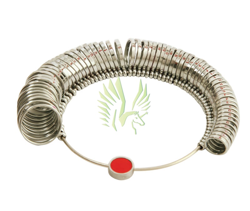 S-1957 A-Z+6 Finger Gauge Set (63 Rings)