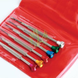S-1994 Color-Anodized Set of 6 Screwdrivers in Pouch