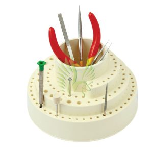 S-1609M Deluxe Large Revolving Bur Stand