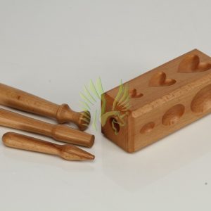 S-1884 Multi-Shape Wood Block & Punches Set