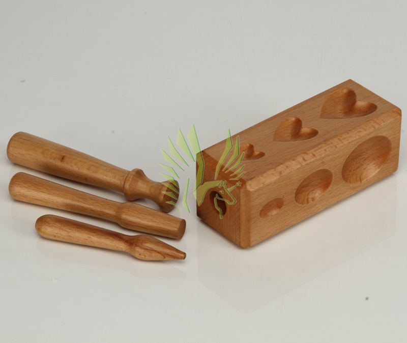 S-1884 Multi-Shape Wood Block & Punches Set