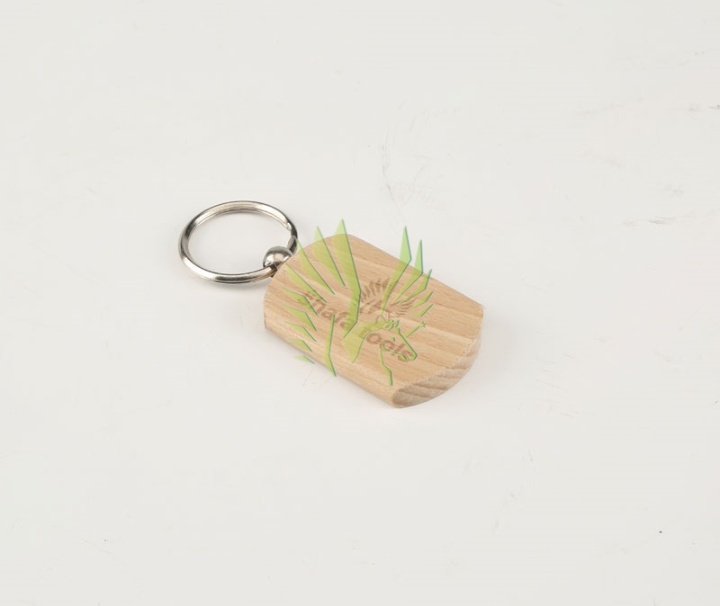 S-2042 Promotional Wood Keychain