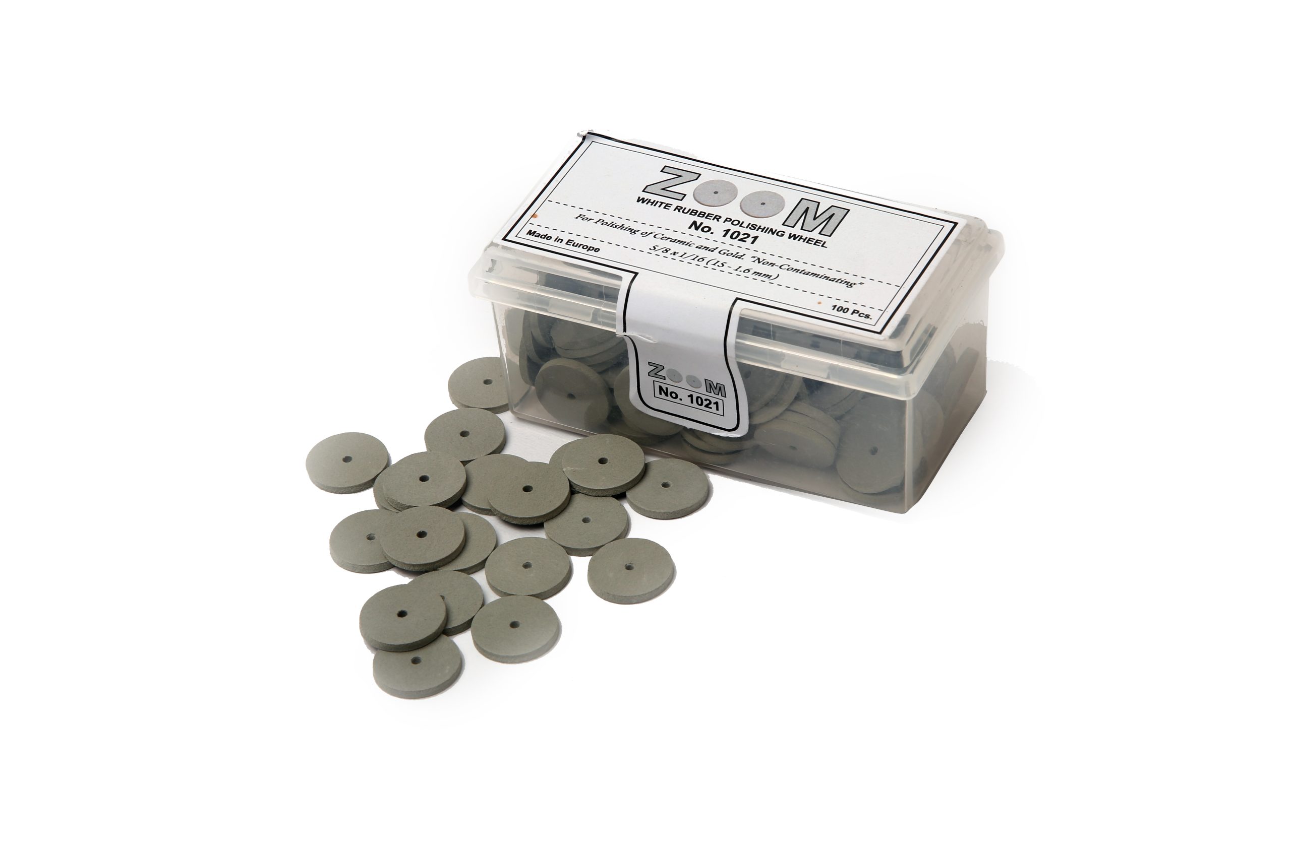S-2131 Grey Rubber Polishing Wheels
