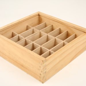 S-2139 Wood Box for Bur Boxes 18-Compartment