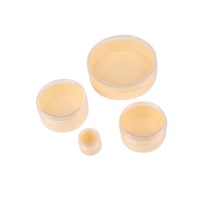 S-2166 Acrylic Round containers with see-through lids