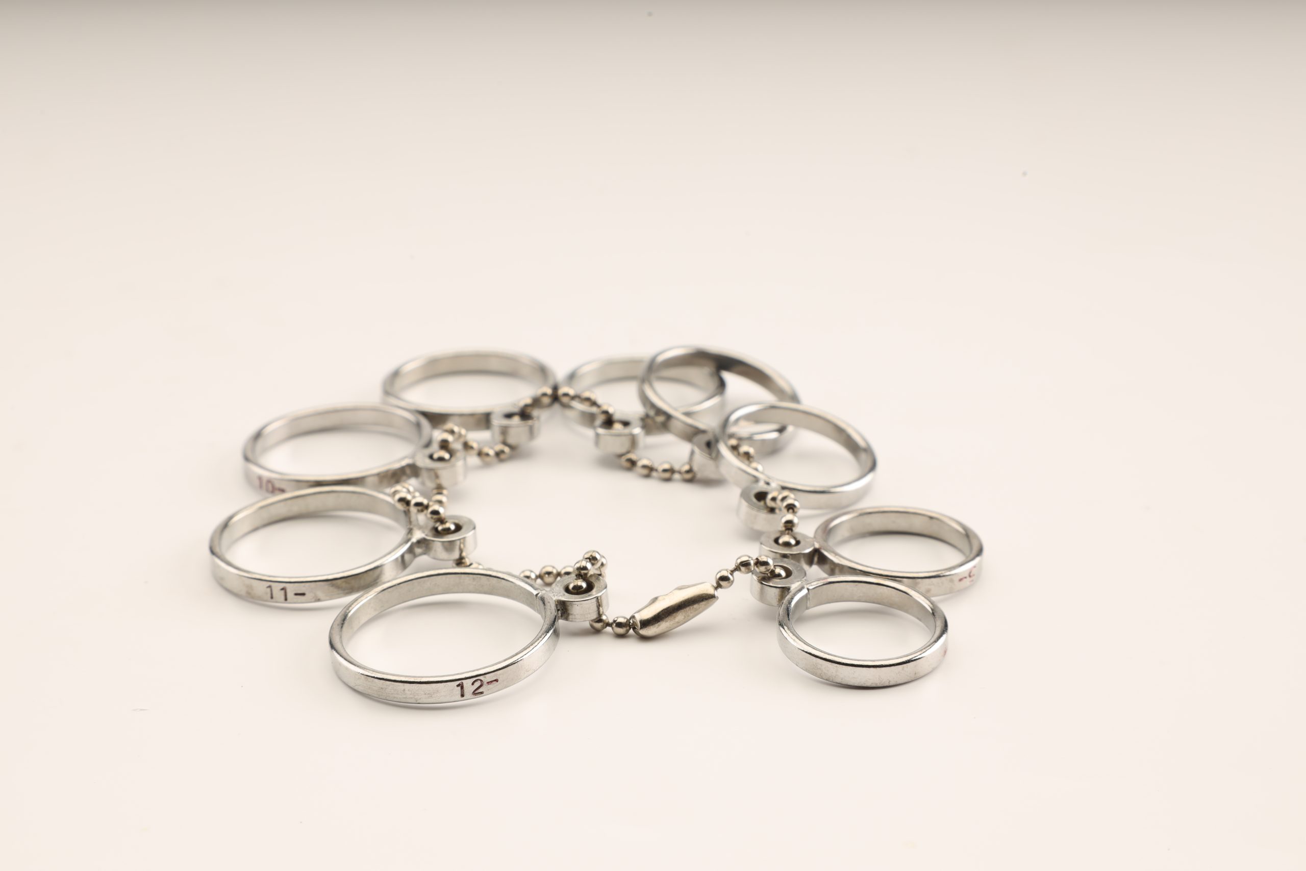 S-2185 Half-Size Only Finger Gauge Set (US sizes)