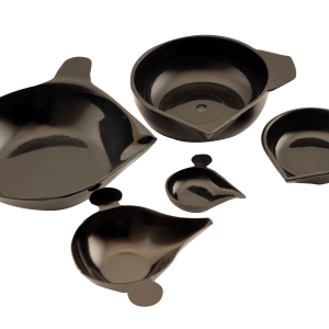 S-2190 Black Acrylic Gem Cups
