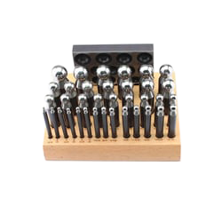 S-2248 Matching Block & 36-Punch Set on wood base