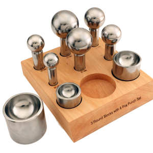 Alternative view of S-2251 XL Cupola Dapping Set with 6 Punches