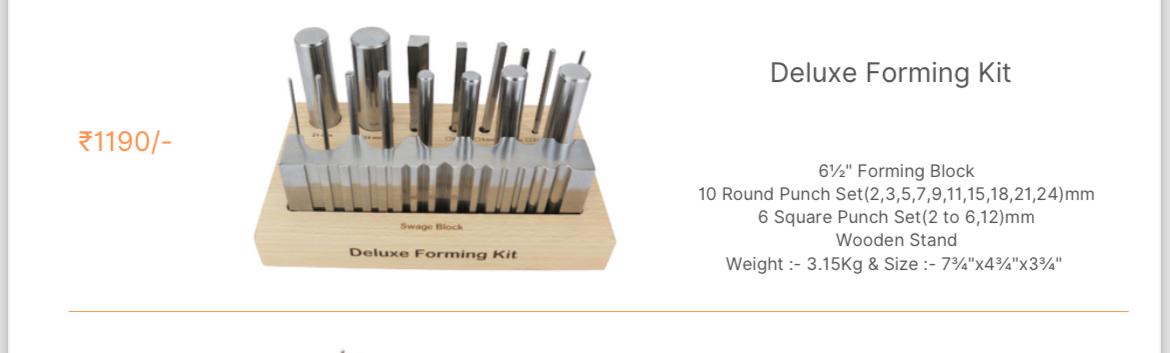 S-2255 Matching Forming Rectangular Block with 16-Rod Set on Wood Base