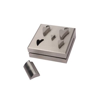 S-2256 Set of 5 Fancy Heart Disc Cutter
