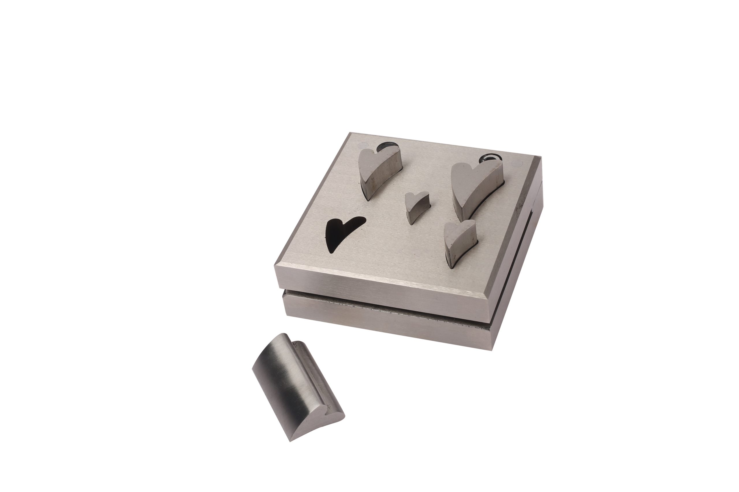 S-2256 Set of 5 Fancy Heart Disc Cutter