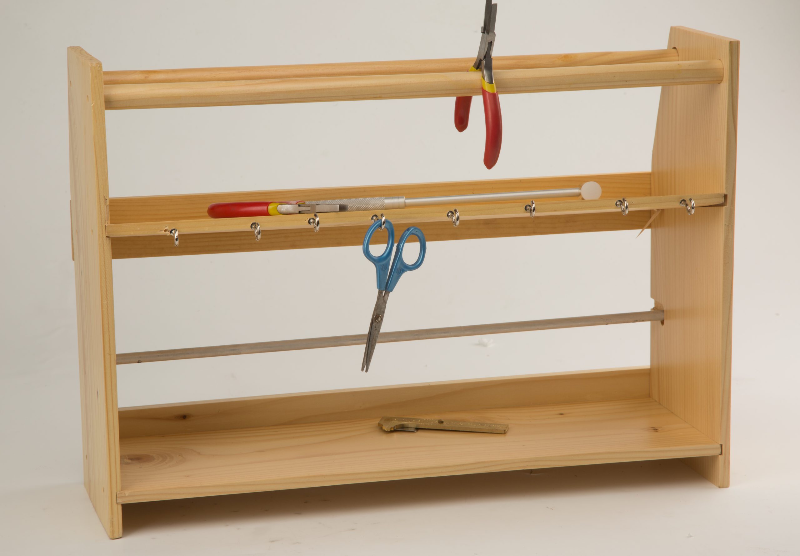 S-2270 Wooden Organizer for Tools and Beading Supplies