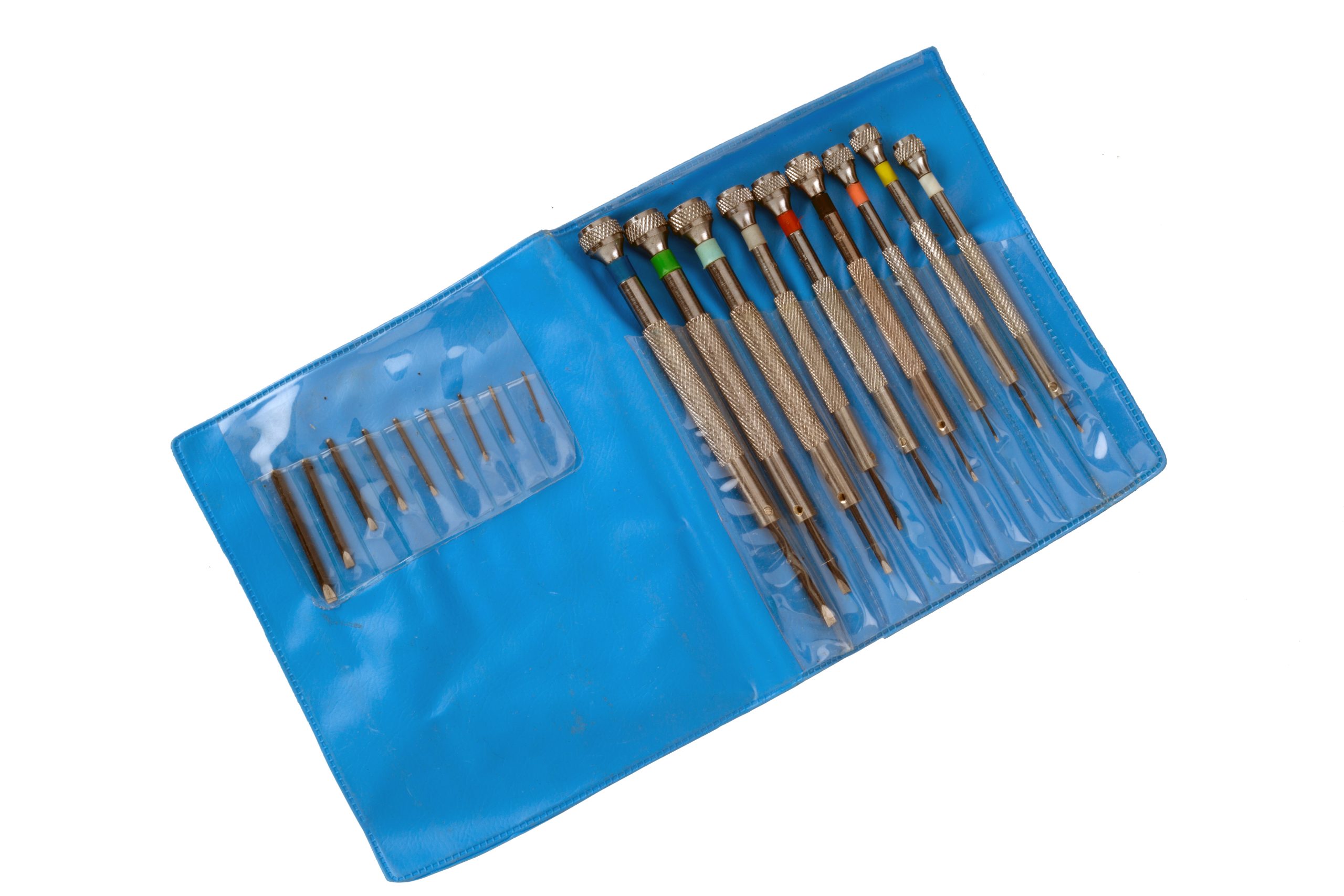 S-2296 Diamond-Cut Flat-Blade Screwdrivers Set of 9 - Image 2