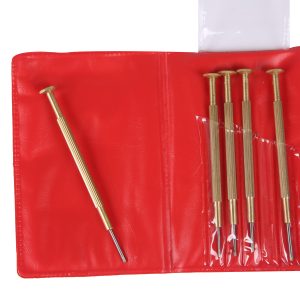 S-2299 Set of 5 Brass X-Head Screwdrivers