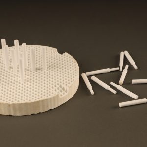 Alternative view of S-2316 Mini Round Honeycomb Soldering Base of 3"
