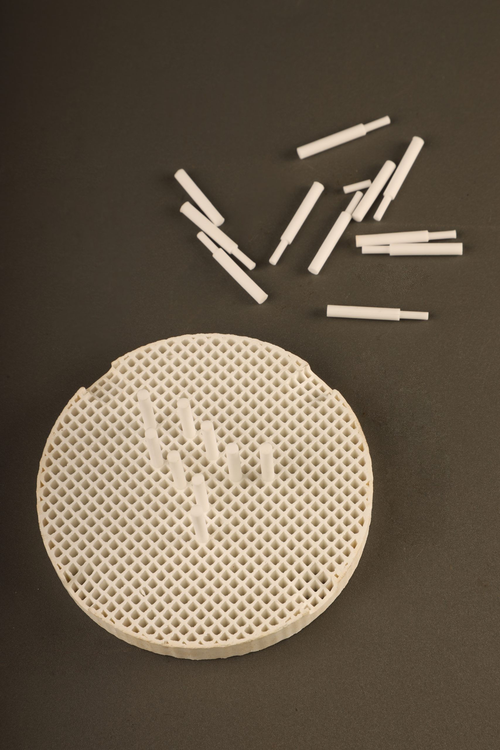 S-2316 Mini Round Honeycomb Soldering Base of 3"