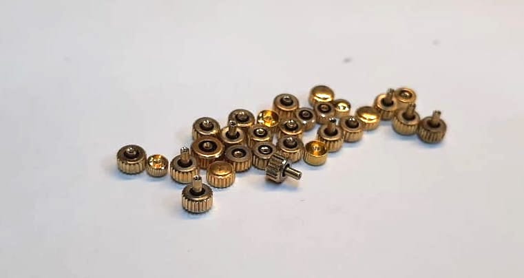 S-2366 Gilt-plated XL non-waterproof crowns