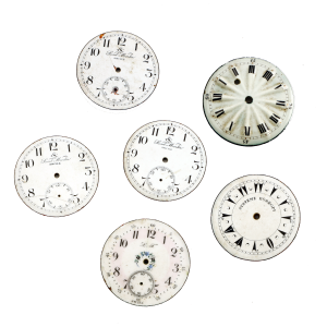 S-2456 Pre-owned Ceramic Pocket Watch Dials