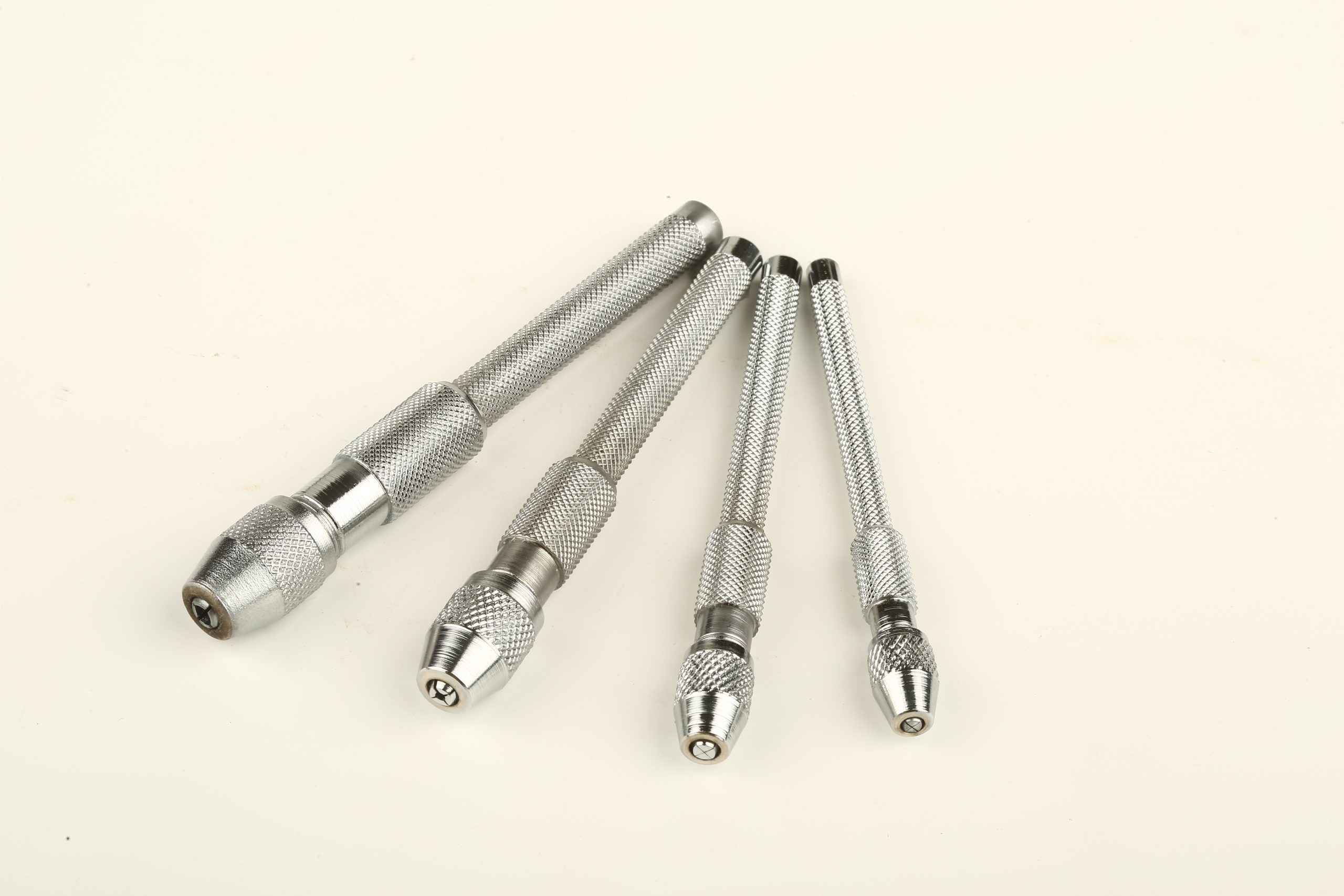 S-608C to S-612C Shiny Knurled Pin Vises